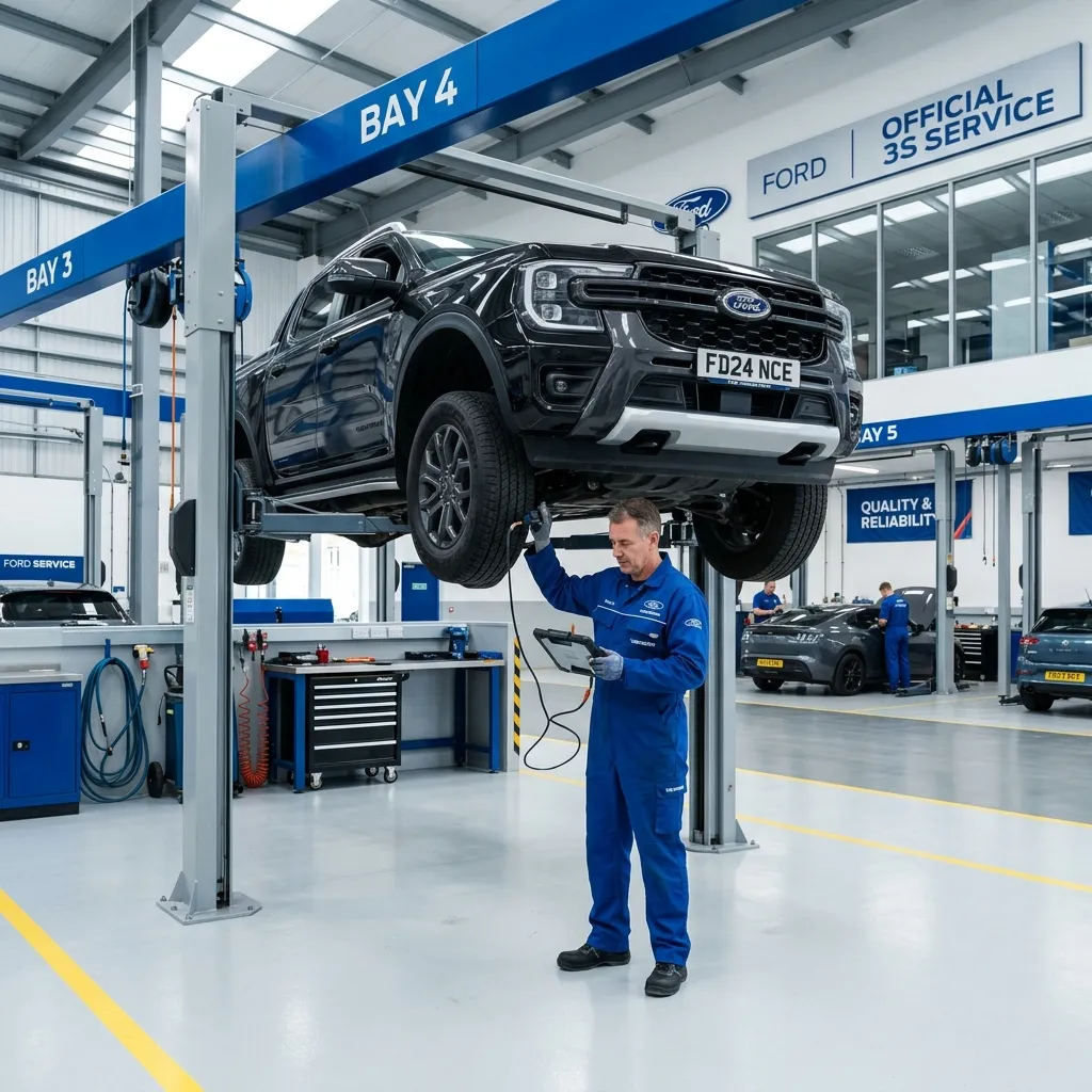 Dịch vụ bảo dưỡng xe ô tô định kỳ tiêu chuẩn Ford
